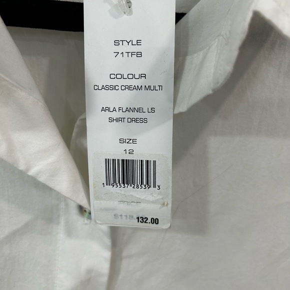 French Connection Arla Flannel LS Shirt Dress - Picture 5 of 8